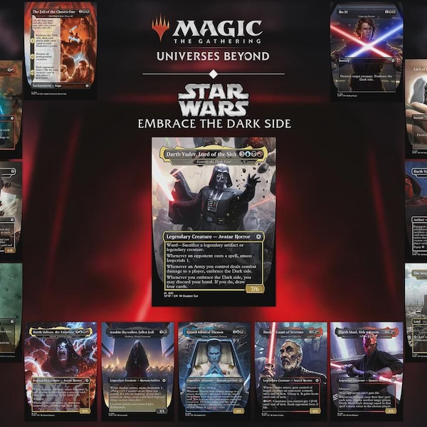 Star Wars: Embrace the Dark Side Alt-Art Commander Deck