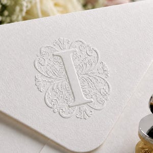 Personalized Initial Embosser, Custom Monogram Embosser, Wedding Envelope Embosser, Initial Seal Stamp, Luxury Stationery Gift