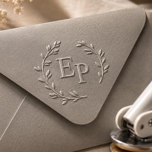 Personalized Monogram Embosser, Custom Invitation Embosser, Wedding Envelope Embosser, Custom Logo Embosser Gift, Bridal Shower Gift