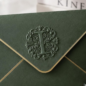 Personalized Initial Embosser, Monogram Embosser, Custom Letter Embosser, Wedding Embosser, Envelope Seal, Stationery Gift