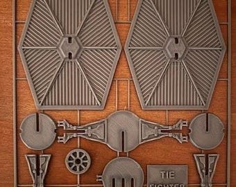 3D Printed Star Wars TIE Fighter DIY Model Kit – Build Your Own Galactic Starship!