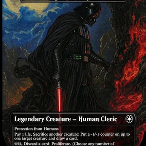 MTG EDH Proxy Darth Vader Commander Deck Yawgmoth, Thran Physician Custom + Tokens Magic the Gathering