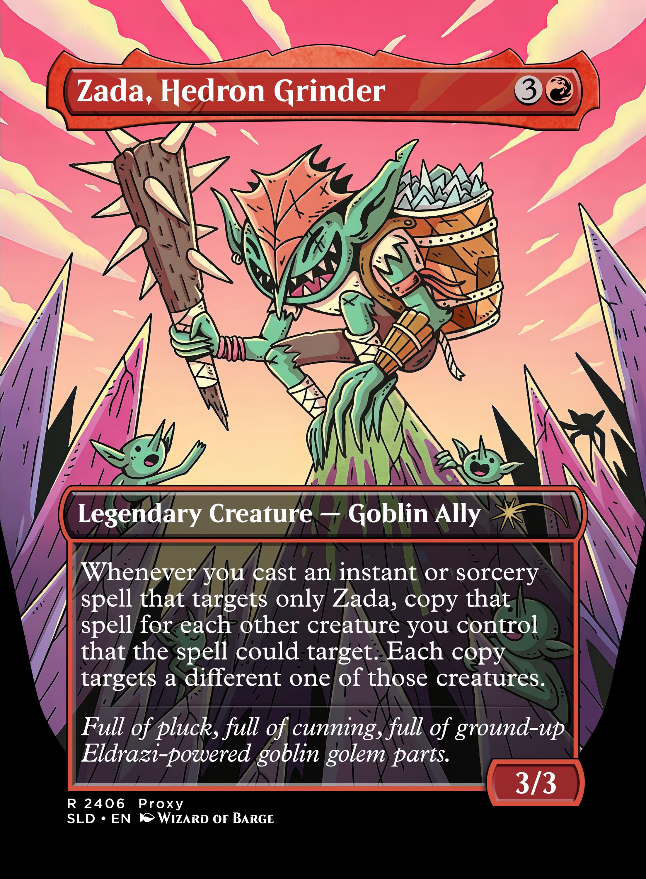 MTG EDH Secret Lair Proxy Goblin Storm Commander Deck – Magic the