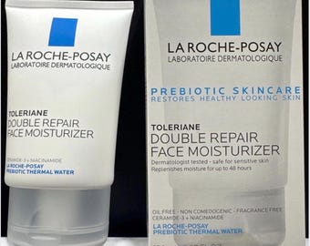 La Roche-Posay Toleraine Double Repair Face Moisturizer. Prebiotic Skincare. Restores Healthy Looking Skin 100ml/3.38 fl oz. Exp.03/28+