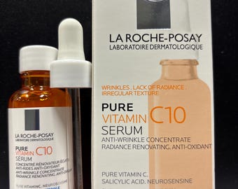 La Roche-Posay pure vitamine C10-serum, antirimpelconcentraat, glansvernieuwend, antioxidant 30 ml/1,0 gl ox. ***Vervaldatum: 05/2026***