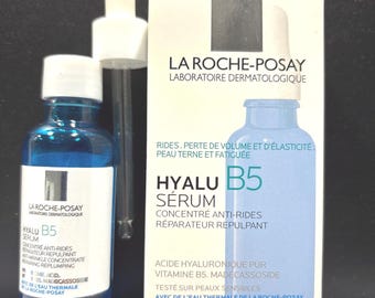 Versión francesa: La Roche-Posay HYALU B5 Sérum de Ácido Hialurónico Puro, Concentrado Antiarrugas, Reparador/Rellenador 30 ml/1.0 fl oz. Cad. 12/27