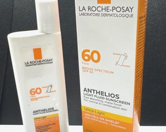 La Roche-Posay Anthelios SPF 60 Light Fluid Sunscreen, Matte Finish (50ml)