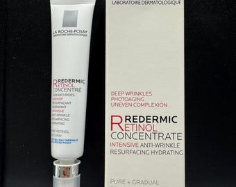 La Roche-Posay Redermic Retinol Concentrate. Intensive Anti-Wrinkle, Resurfacing and Hydration. Pure gradual release Retinol 30ml Exp.03/27+