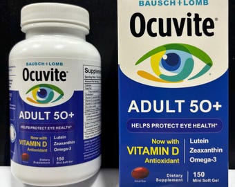 Ocuvite 50+ Eye Vitamin & Mineral Supplement Multivitamin for Vision and Ocular Health (BIG 150ct.) Exp.12/2029 *Helps Protect Eye Health