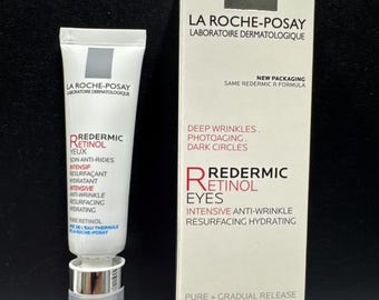 La Roche-Posay Redermic Retinol Eyes. Intensive Anti-Wrinkle, Resurfacing and Hydration. Pure gradual release Retinol 15ml Exp.03/27+
