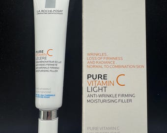 La Roche-Posay Pure C Light Anti-wrinkle, Firming, Moisturising Filler. Pure Vitamin-C. Neurosensine. All Skin Types 40ml Exp.09/2028