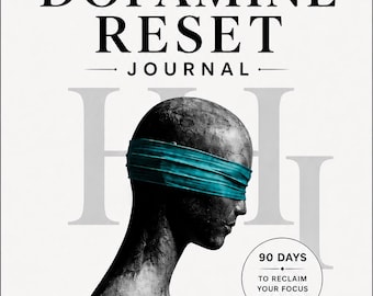 90-Tage-Dopamin-Reset-Notizbuch | Habit Tracker, Fokusplaner (Digitaler Download)