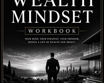 Wealth Mindset Workbook | Financial Freedom Planner | Goal Setting (Printable PDF)