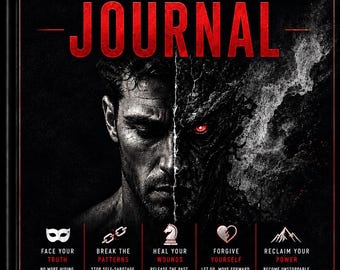 Shadow Work Journal – Guided Workbook for Healing, Self-Discovery (Digital PDF Download)