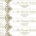 Vintage Address Labels Printable Editable Instant Download DIY | Etsy