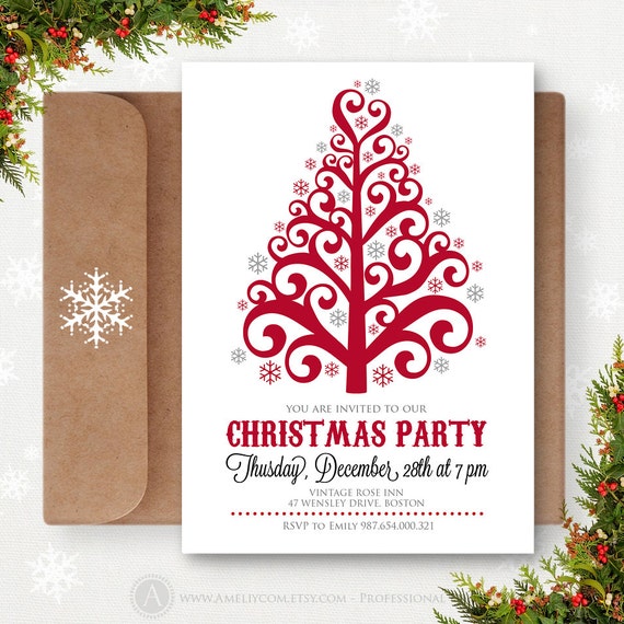 Christmas Party Invitationsflyers 9