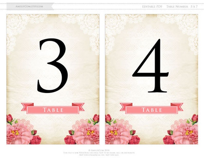 printable rustic table numbers 1 20 wedding instant download etsy