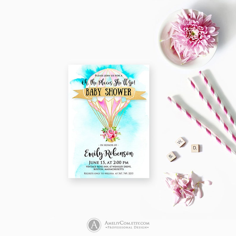 Warm Air Balloon Kid Shower Invitation Printable Oh the Sites S Transfer Little one Shower Invitation, Air Balloons Invite, Warm Air Balloon Social gathering photo about Etsy Baby Shower Invitations Printable titled Warm Air Balloon Child Shower Invitation Printable Oh the Areas S Shift Boy or girl Shower Invitation, Air Balloons Invite, Incredibly hot Air Balloon Celebration