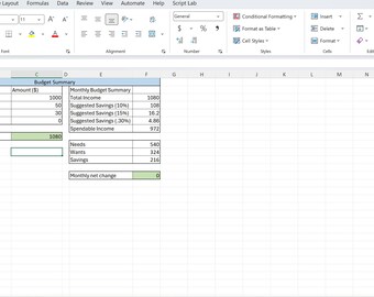 Manage your budget