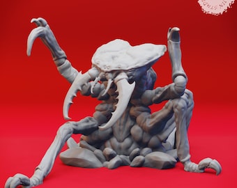 Ankheg Monster Miniature for D&D/Tabletop RPG | Unpainted Resin | Multiple Sizes
