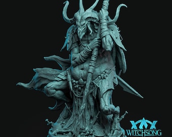 Fallen Minotaur Miniature for D&D Tabletop RPG | Unpainted Resin | Multiple Sizes
