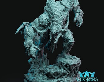 Seastrider Behemoth Miniature, Huge Leviathan Kraken Figure for DND Tabletop RPG