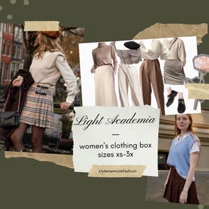 Light Academia Curated Box Women's Mystery Clothing & Accessories