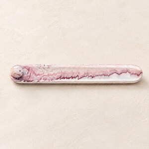Jesmonite Marble Effect Incense Holder – in natural light, Croft & Cleo