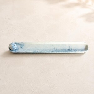 Jesmonite Marble Effect Incense Holder – shown with matching pieces, Croft & Cleo