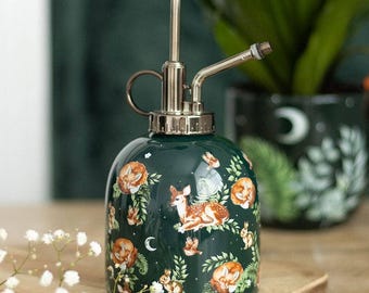 Vaporisateur pour plantes, céramique renard et lapin des bois, cadeau pour l'entretien des plantes d'intérieur