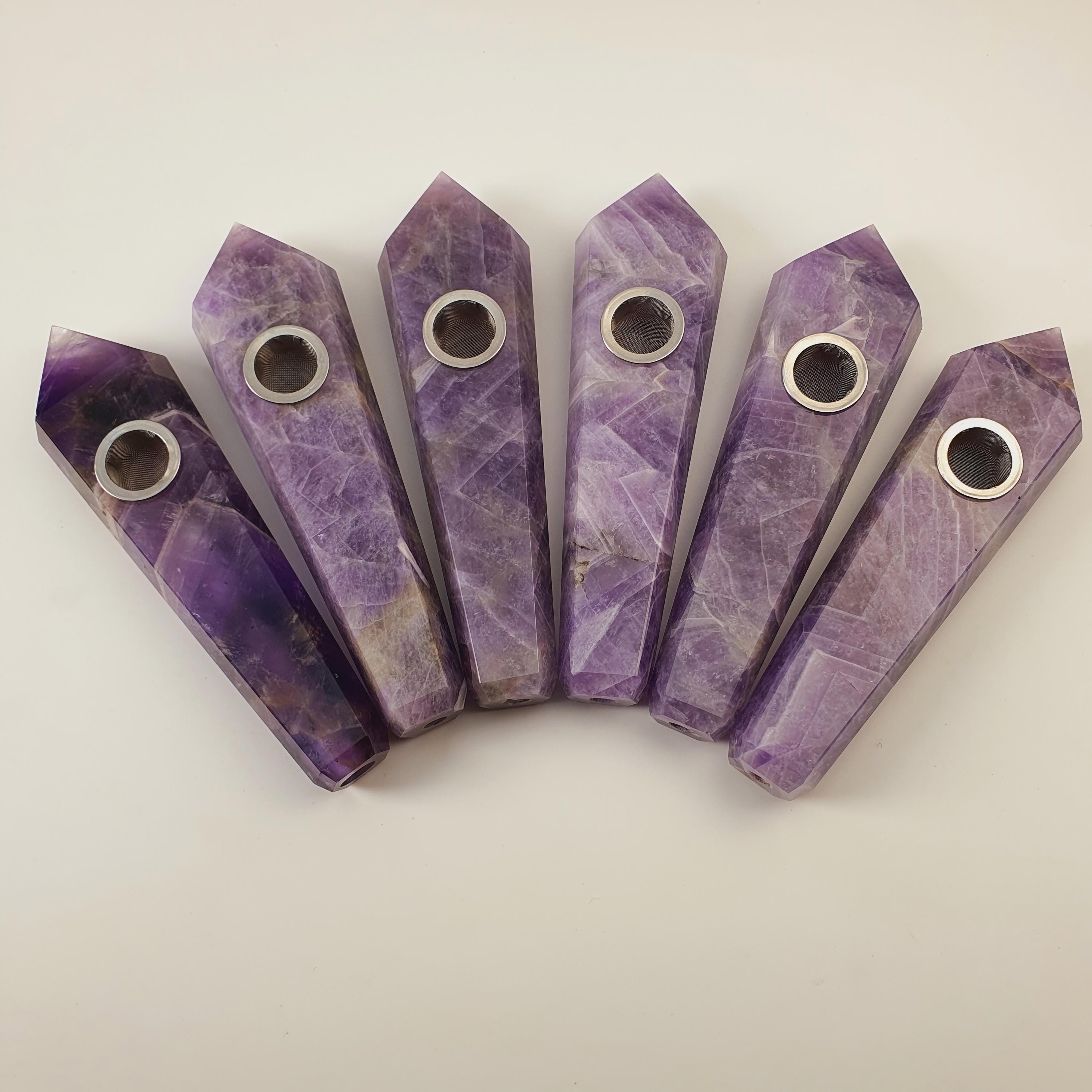 美術品・アンティーク・コレクション Purple neckless pipe
