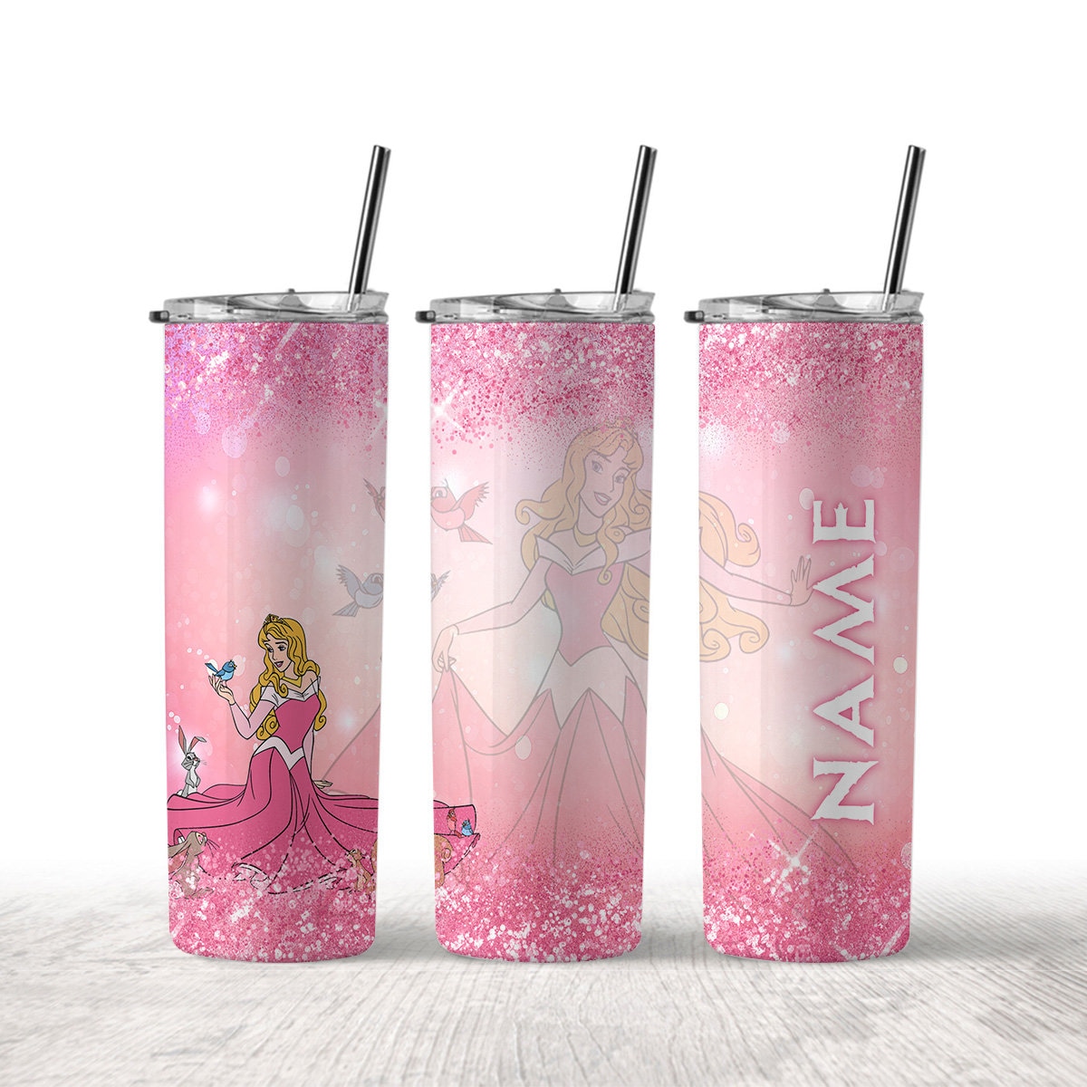 Sleeping Beauty Sublimation Tumbler Wrap