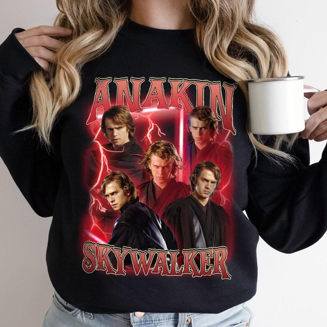 Vintage Anakin Skywalker Shirt, Disney Star Wars Shirt, Star Wars ...