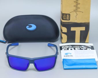 Costa Del Mar Rinconcito Sunglasses – Polarized 580P Lenses, Sand Blue Frame