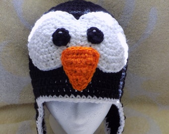 Crochet Penguin Hat