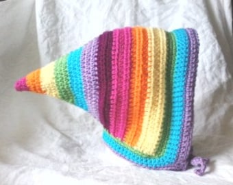 Rainbow hat
