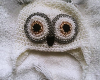 Snowy owl hat