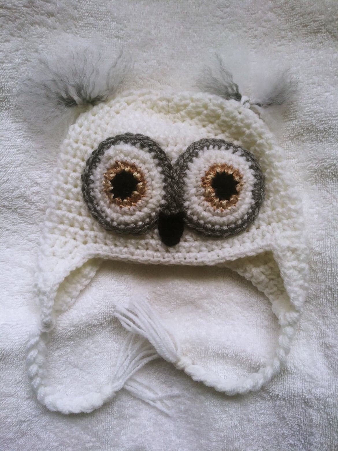 Snowy owl hat