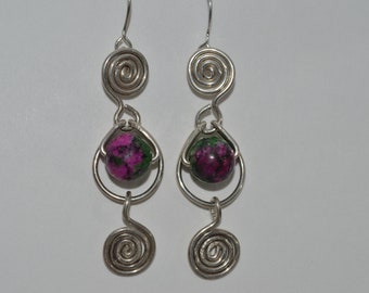 Sterling Swirl Earrings