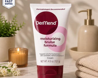 DerMend Fragile Skin Moisturizing Cream 4.5oz | Bruise Care for Thin Aging Skin