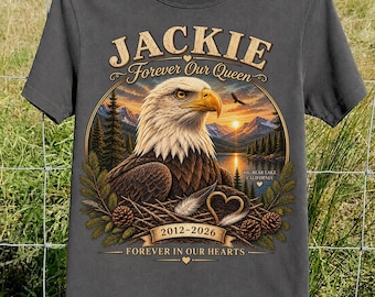 Jackie and Shadow Shirt, Big Bear Bald Eagle Couple Tee, 2026 Viral Nest Cam Gift, Eagle Lover California Wildlife T-Shirt