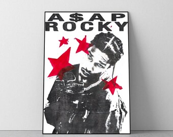 ASAP Rocky Poster, 1999 Album, Alternative Album Cover, Wall Art (A4-A0)