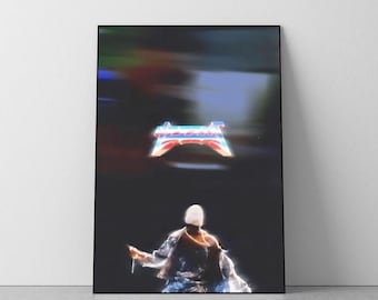 Kanye West Yeezus Album Poster, Alternatove Album Cover Poster, Retro Wall Art (A4-A0)