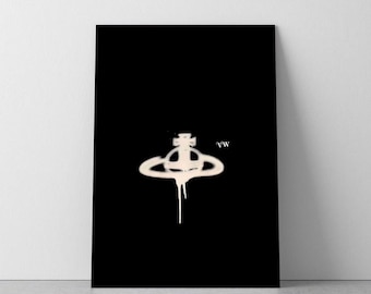 Vintage Vivienne Westwood Graffiti Poster, Room Decor, College Dorm, A4, A3, A2, A1, A0