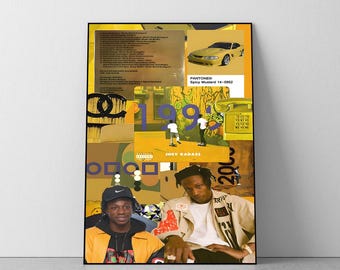 Joey Badass Poster, 1999 Album, Alternative Album Cover, Wall Art (A4-A0)