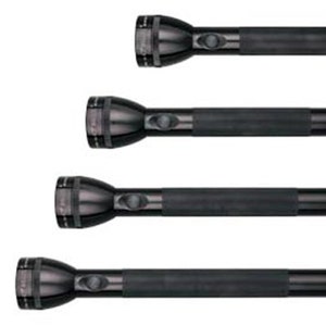 May include: Four black flashlights of different lengths, labeled 3-Cell C, 4-Cell C, 5-Cell C, and 6-Cell C.