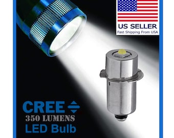 MAGLITE Ultra Bright LED High Power Upgrade/Replacement Light Bulb, 2 3 4 5 6 Cells, C or D size.