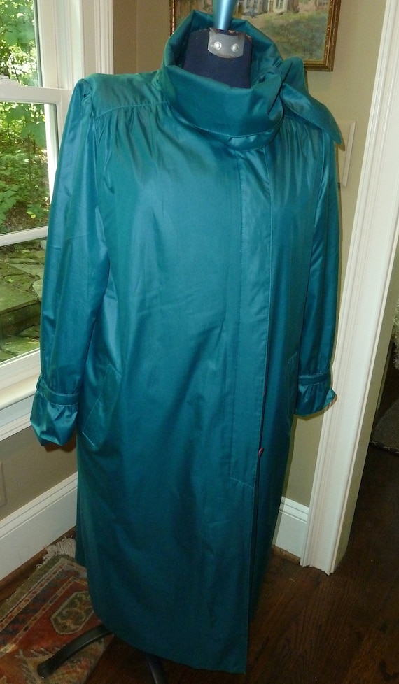 Count Romi green 1970's trench coat purchased at N