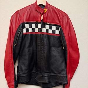 Vintage Bates Leather Jacket - Etsy