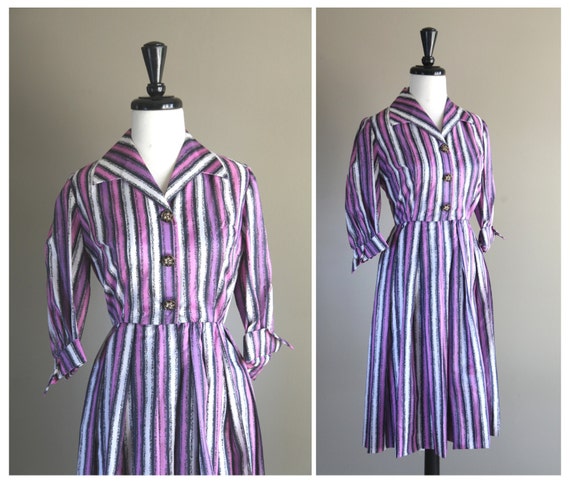 D I S C O U N T E D ~ Stripe Vintage 1960s Shirtwa